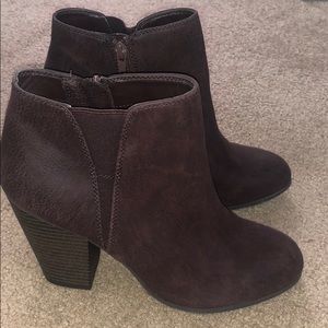 Burgundy Ankle Booties